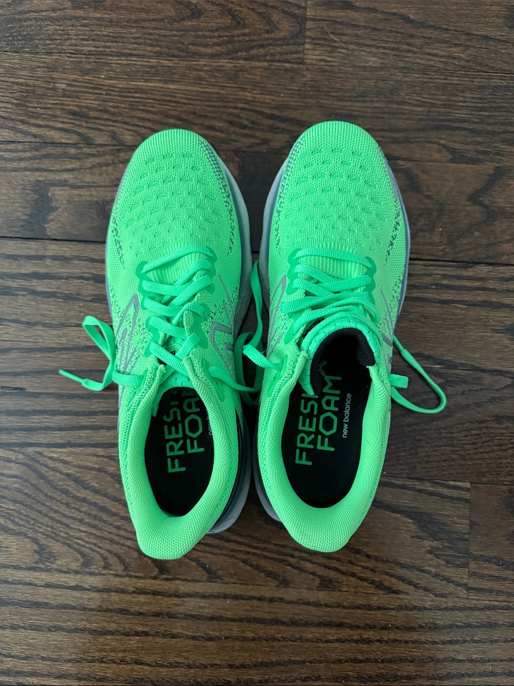 Women's Bright Green Athletic Running Sneakers